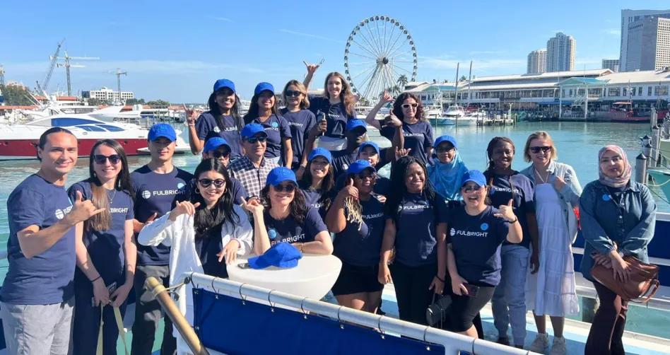 Group of Fulbright Teachers at FGCU